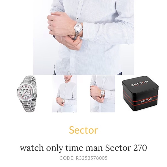 Men’s Sector 270 wristwatch - Picture 3 of 3